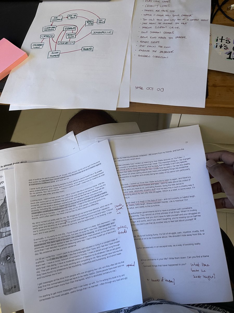 decided to sort out a stash of paperwork that's been slowly driving me mad and found a folder with ~...