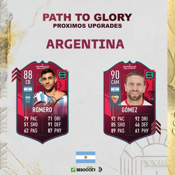 FifaInfoEsp's tweet photo. Los jugadores de #Argentina y #Holanda suben de media respectivamente, tenéis alguno?👀ç
📸 @BeSoccerTeam https://t.co/kCEMbvGgzX