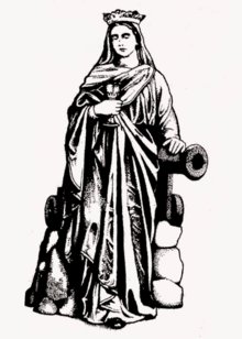 Happy St Barbara's Day to our gunner colleagues around the world. 'Barbara, Barbara, we may not lose a breath. Be at the bursting doors of doom and in the dark deliver us.' In addition to #artillery Barbara is the patron Saint of @DF_Engineers and Ordnance within the DF family.