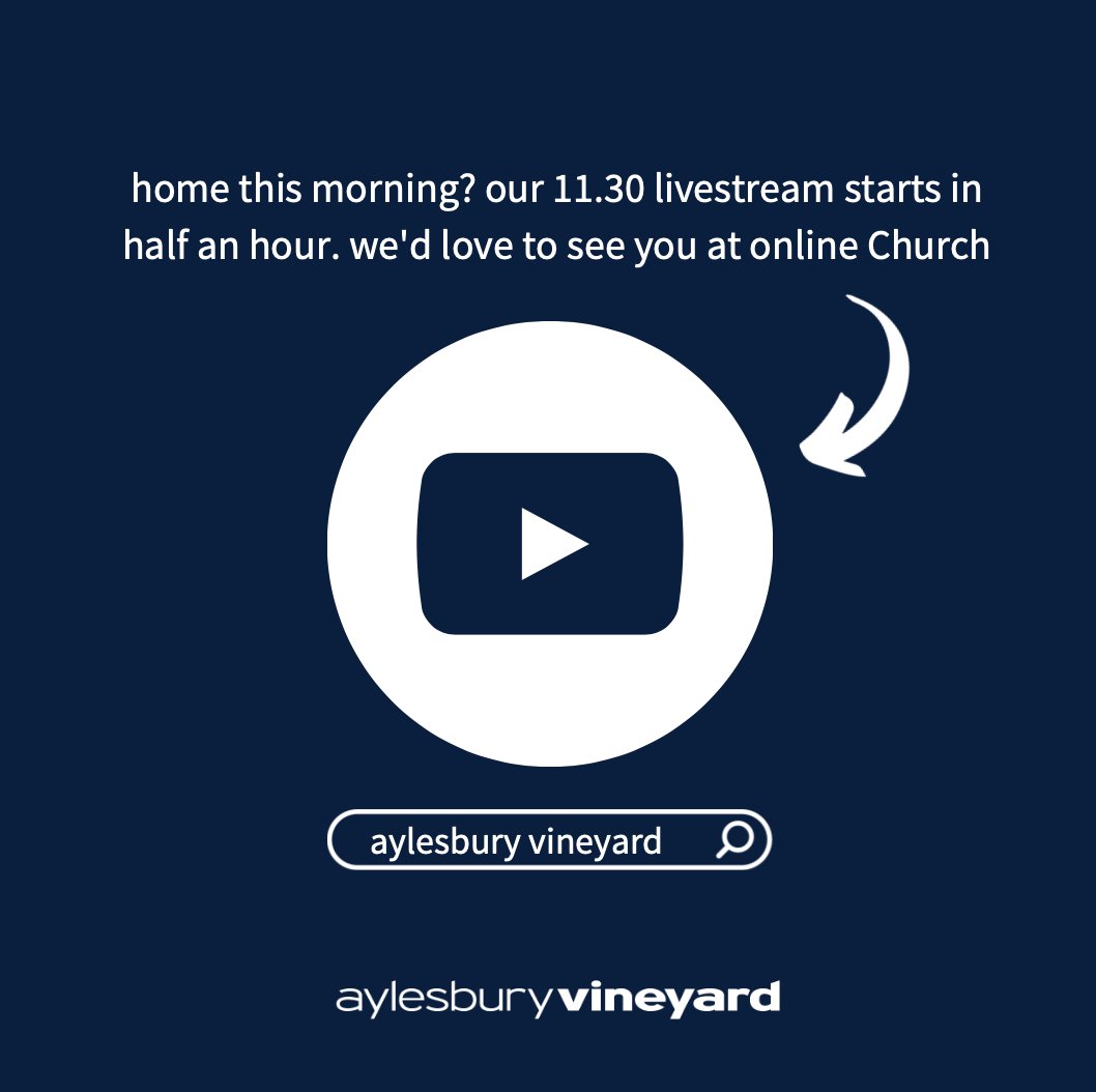 still in bed? we've got you covered. tune in to our livestream: YouTube.com/aylesburyviney…
