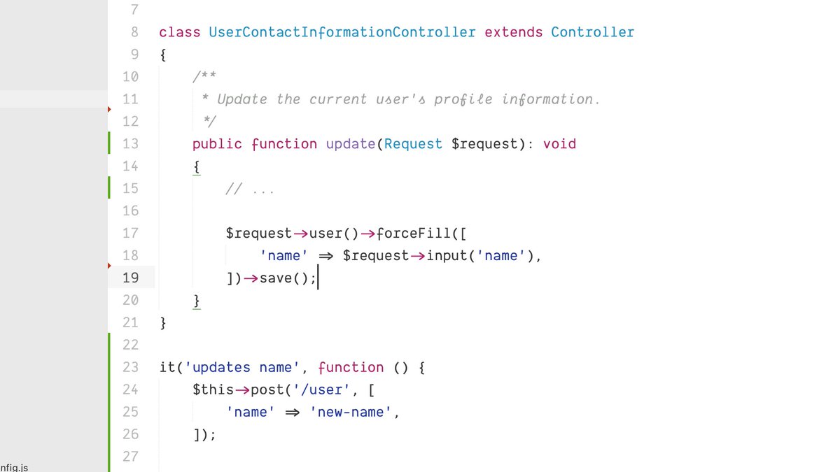 enunomaduro's tweet image. Very interesting approach, Benjamin! Out of curiosity, have you considered having the tests just below the code itself? Something like this: