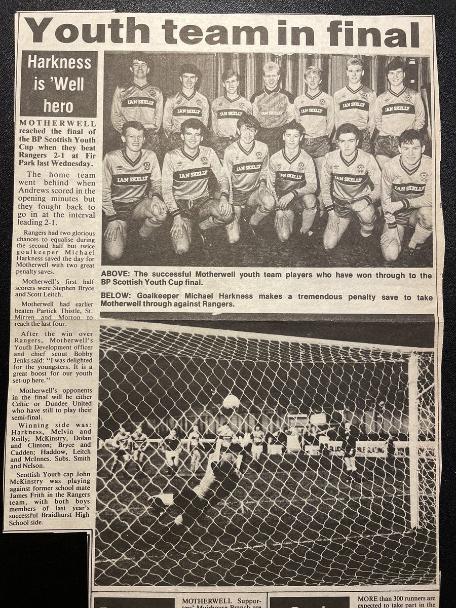 SteelmenHistory's tweet photo. I’m looking for help in identifying the season the team reached the BP Scottish Cup Final? https://t.co/A3m11r1YRj