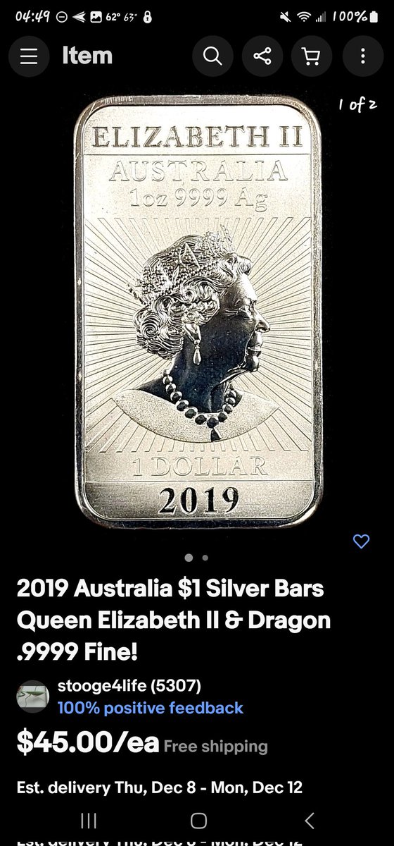 ApeStaxByAjax's tweet photo. Someone seriously needs to take my debit card away from me.
Just ordered these 3 to complete my collection of Australia Dragon #silver Bars/Coins
#Australia #dragon #silversqueeze #silverride #silverstash #preciousmetals #preciousmetalshipping https://t.co/xvCmAWk6qW