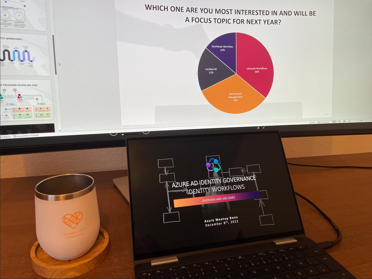 Thomas_Live's tweet image. Preparing my last in-person meetup session for this year. You voted for #AzureAD #IdentityLifecycle as hot topic for 2023. Very close to #PermissionsManagement.  Join @AzureBonn to learn more about automation of joiner/leaver process with #MicrosoftEntra:
meetup.com/azure-bonn-mee…