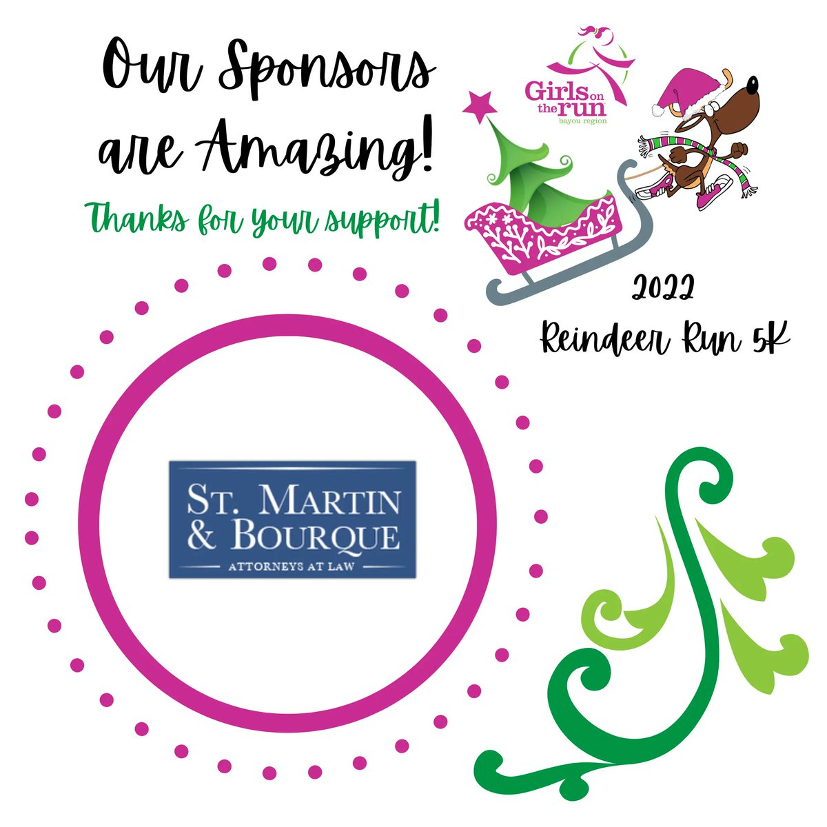 GOTRBayouRegion's tweet photo. Thank you to St. Martin &amp; Bourque for your sponsorship! We appreciate the support so much! 

It's race day!! We are so excited to see everyone at the race today! The race starts at 1pm. See you all there! https://t.co/iTbLga8MNB