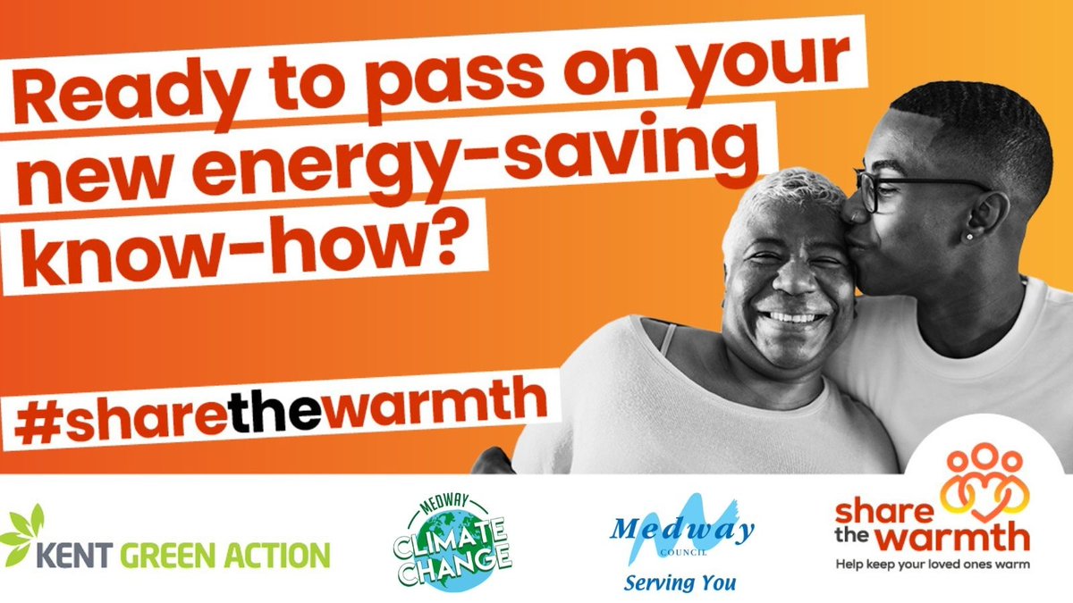 medway_council's tweet photo. Ready to be an energy saving guru for your friends and family?
Discover five simple tips to help them turn up the heat and turn down their energy bills 🧣
Visit: https://t.co/vzEoNTxolU
#ShareTheWarmth with the people you care about🧣
#Medway #CostSaving #SaveEnergyTips https://t.co/CK4SRmAdm2