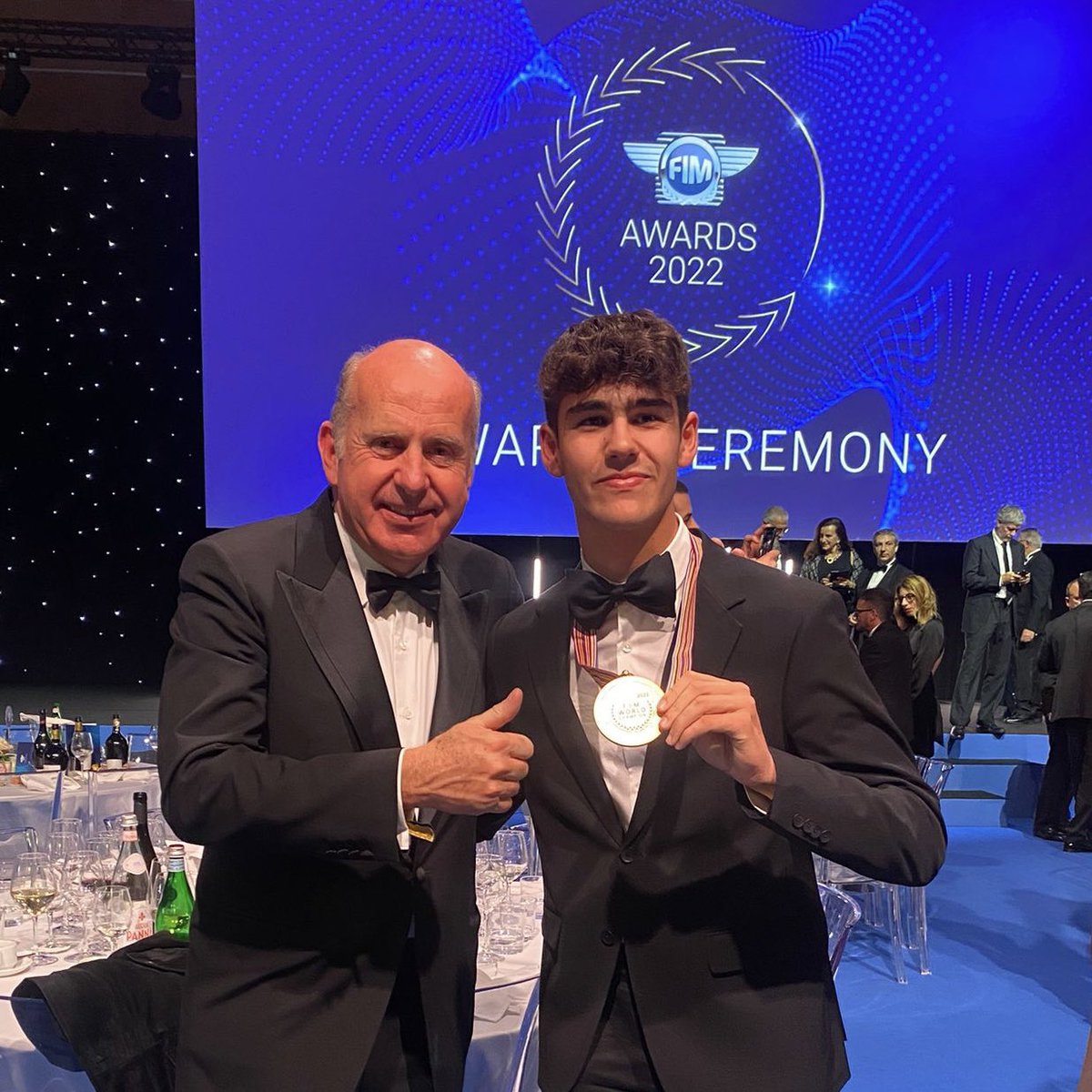 Yamaha Racing (@yamaharacingcom) on Twitter photo The 2022 #WorldSSP300 World Champion and former #bLUcRU rider Alvaro Diaz with <a href="/YamahaMotorEU/">Yamaha Motor Europe</a> President Eric de Seynes at the #FIMawards in Rimini. #yamaharacing The 2022 #WorldSSP300 World Champion and former #bLUcRU rider Alvaro Diaz with <a href="/YamahaMotorEU/">Yamaha Motor Europe</a> President Eric de Seynes at the #FIMawards in Rimini. #yamaharacing