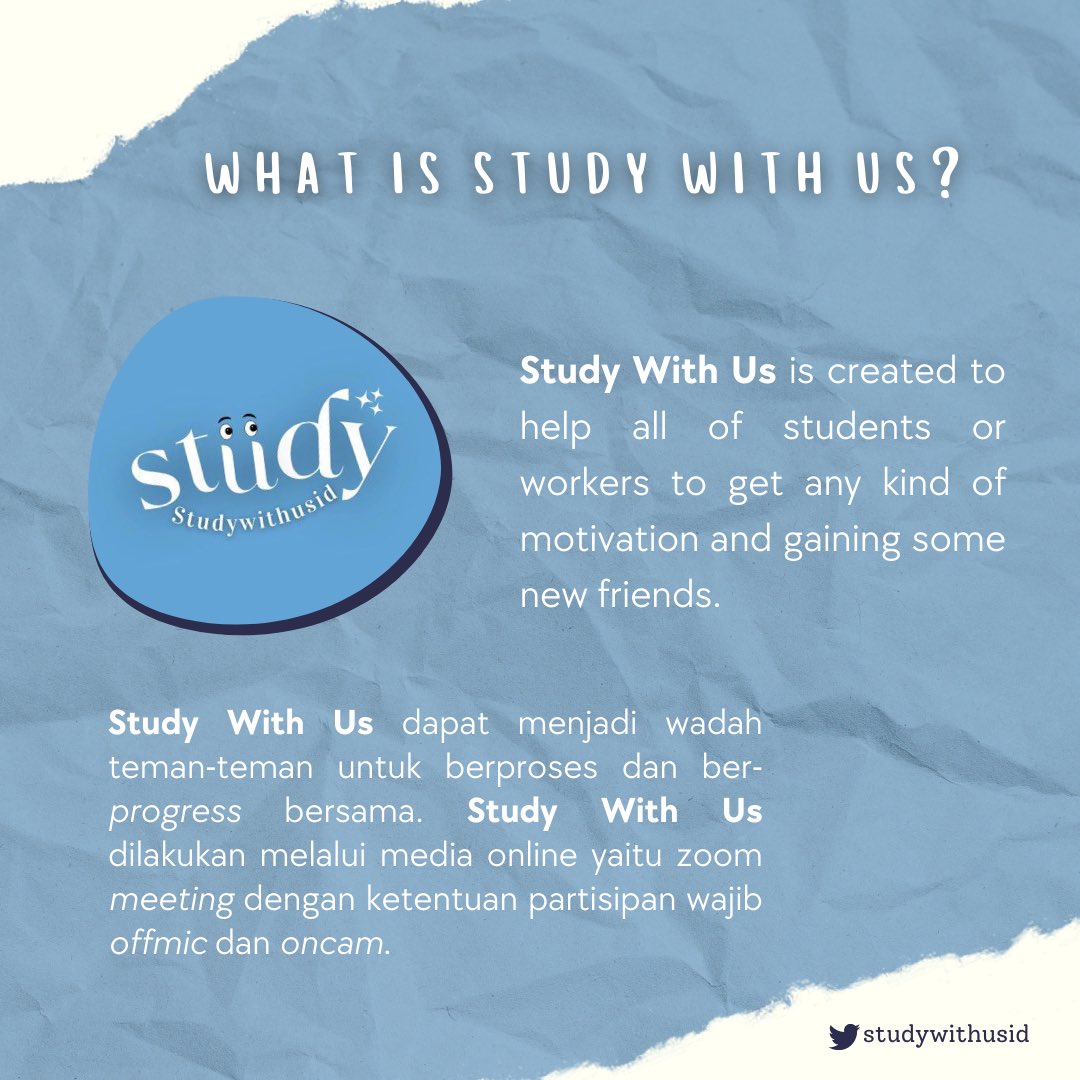 Study With Us! tweet media