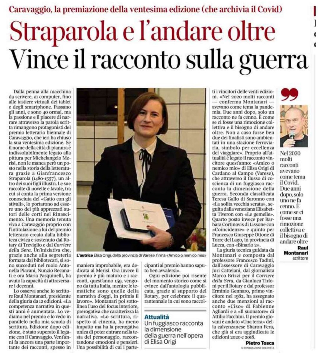 Chiedetemi se sono felice! ☺ Ciao, papà 💗
🥇 #Straparola 2022 <a href="/corrierebergamo/">Corriere.it Bergamo</a>