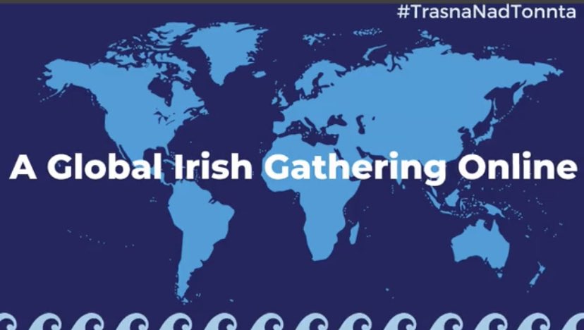 Jamie Ó Flannúra (@jamie26flann) on Twitter photo Ag tnúth go mór le bheith mar fear an tí ag #TrasnaNadTonnta 2022 amarach 🎉
A Global Irish Gathering Online☘🌊🌍
Beo from 11am (GMT) ar an leathanach Twitter @Trasna22
Bígí Linn do sheoladh oifigiúil an fheachtais!
#TrasnaNadTonnta <a href="/ICUF_Awards/">ICUF Foundation</a> <a href="/TDhuibhne/">Tobar Dhuibhne</a> <a href="/DuchasanDaingin/">Dúchas an Daingin</a> Ag tnúth go mór le bheith mar fear an tí ag #TrasnaNadTonnta 2022 amarach 🎉
A Global Irish Gathering Online☘🌊🌍
Beo from 11am (GMT) ar an leathanach Twitter @Trasna22
Bígí Linn do sheoladh oifigiúil an fheachtais!
#TrasnaNadTonnta <a href="/ICUF_Awards/">ICUF Foundation</a> <a href="/TDhuibhne/">Tobar Dhuibhne</a> <a href="/DuchasanDaingin/">Dúchas an Daingin</a>