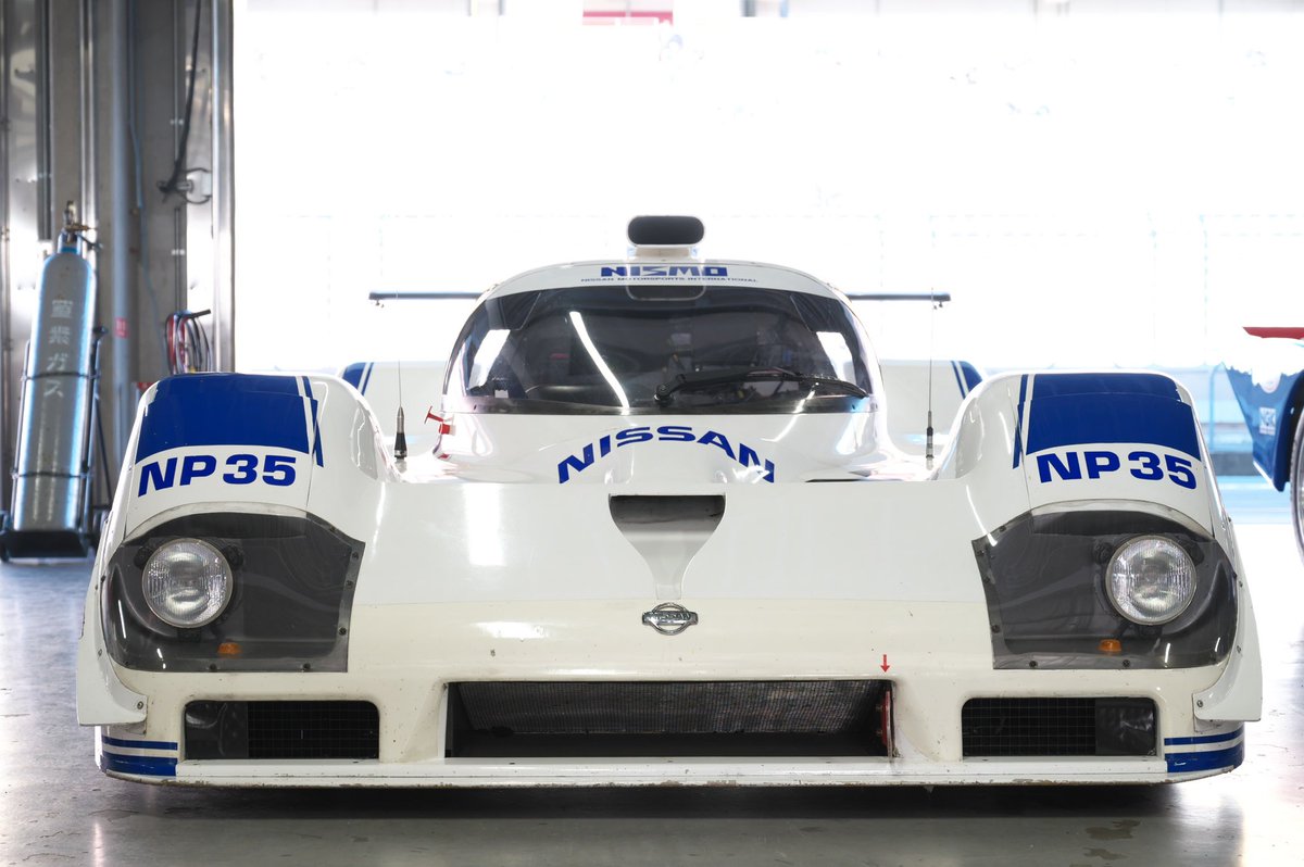 ryu583RK5's tweet photo. NISMOフェスティバルに行って来ました！
NP35が走っている姿を見るのはお初で🤩
国さんメモリアルランは🥹
#NISMOフェスティバル #NP35 https://t.co/PSxPHxSajv