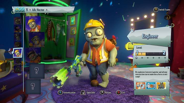 JBonesturtle's tweet image. I wish this was a joke, but this game actually clears both in body type diversity in the zombie side alone (engineer: chubby, captain deadbeard: skinny and super brainz: this one should be obvious)