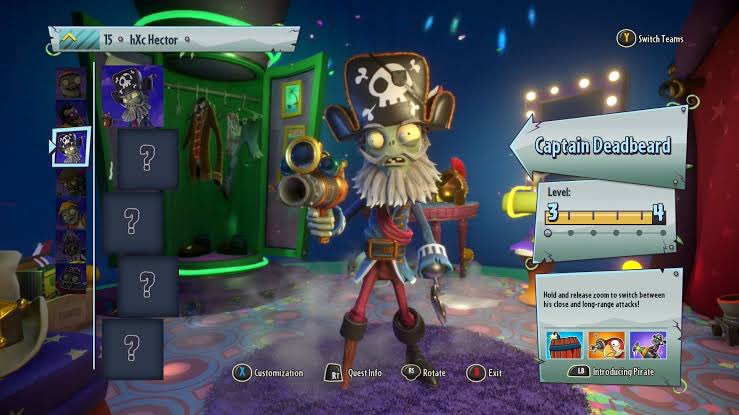 JBonesturtle's tweet image. I wish this was a joke, but this game actually clears both in body type diversity in the zombie side alone (engineer: chubby, captain deadbeard: skinny and super brainz: this one should be obvious)