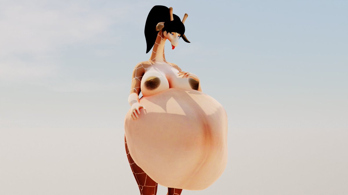 Shineboom1's tweet photo. AHA!
I have always had a good impression of Female Giraffe Pred, including such a role in my vore novel, and now I can finally make it with model.
https://t.co/0B9GFC99fm https://t.co/PtyUoJb9wN