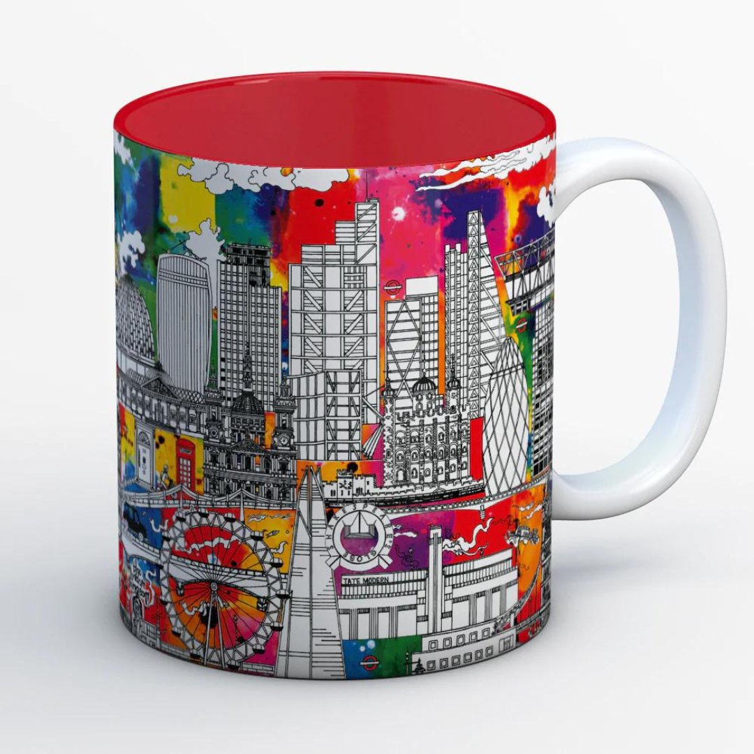 Our #mugs make a perfect #stockingfiller or #secretSanta #gift 🎁🎅
Each mug is wrapped with Meha's colourful #skyline design from Manchester to New York &amp; will brighten up any morning #coffee ☕
Visit our website to shop now: rfr.bz/t5ecsw8