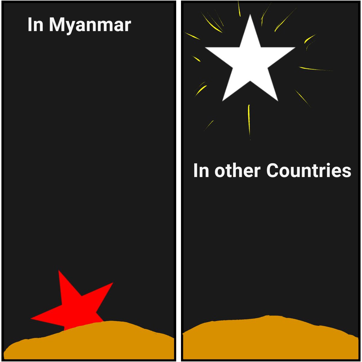 MgSuper9's tweet photo. Inktober promt 48 is STAR.
#inktober #inktober52 #inktober522022 
#inktober52star #digitalartwork #digitaldrawing #digitalart #star #WhatsHappeningInMyanmar #rejectmilitarycoupmyanmar #fuckthecoupmyanmar https://t.co/OCD9XJx3PQ