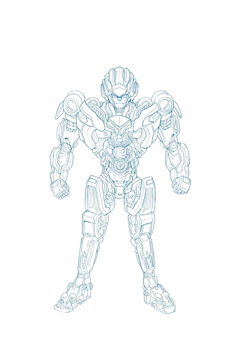 #Transformers I drew Mirage based on the picture in the movie trailer. Can't wait for the release! 