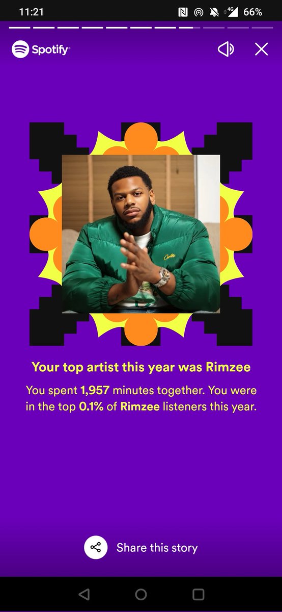 I might be your biggest fan @TheRealRimzee, according to Spotify 🤣💪 #spotifywrapped2022