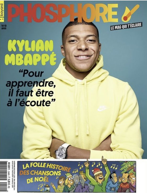 Kylian MBappé face aux ados ! Ça s’est passé à Nîmes et le buteur de l’équipe de France avait plein de choses à leur dire. Une rencontre inspirante à découvrir en kiosque. #FRAPOL #FiersdetreBleus #FIFAWorldCup