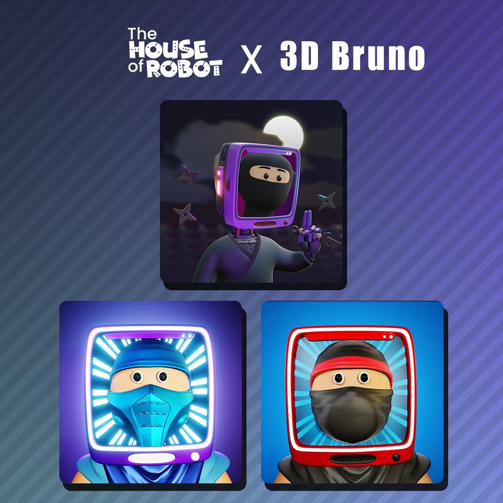 LEGENDARY COLLOBORATION🤖✨🫶
<a href="/TheHouseOfRobot/">The House of Robot</a> X <a href="/brunoart_nft/">Bruno</a>🙌🔥
Get them now !! don't miss this chance😁

💎HOUSE OF ROBOT
opensea.io/assets/matic/0…

💎BRUNO
opensea.io/collection/3db…

#NFTCommunity #NFTs