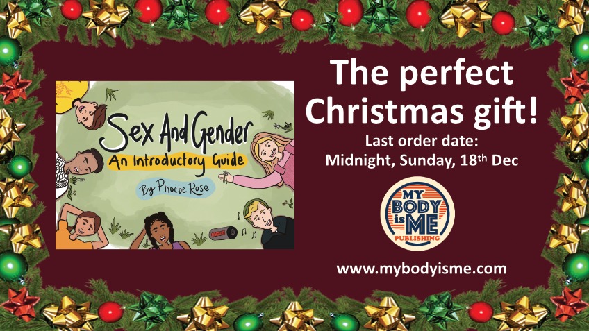 MyBodyIsMeBooks's tweet photo. #SantaListDay With a last order date of Sun 18th Dec, don't forget your copies of Sex &amp; Gender by writer/illustrator @phoebe_draws  A thoughtful book for tweens/teens about navigating growing up, through the eyes of six different girls. Order at https://t.co/NNkEYCFdeI  ❄️🎅☃️ https://t.co/WPnDM7zANS