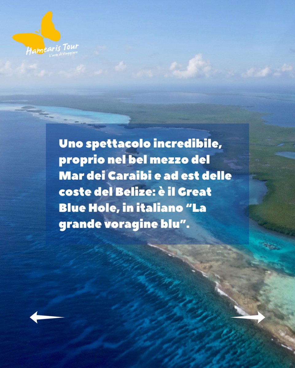 HamearisTour's tweet photo. È una delle strutture sommerse più fotografate al mondo: il Great Blue Hole, un sinkhole sottomarino situato nel cuore del Lighthouse Reef, un piccolo atollo a una settantina di km dalla costa del Belize.

Conquistò la sua fama grazie all'esploratore francese Jacques… https://t.co/heB3C4f0mQ
