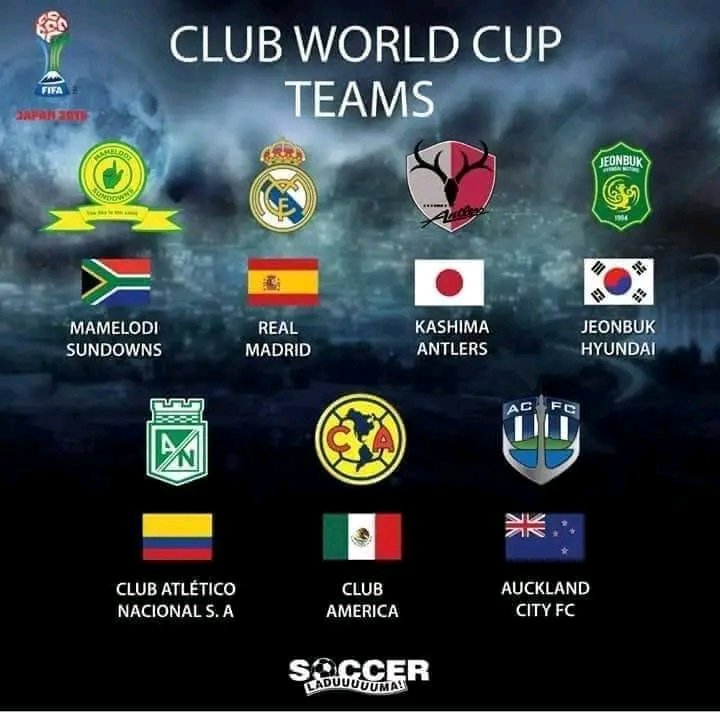 10MBA ZWANE On Twitter Only One South African Team Played In Club 