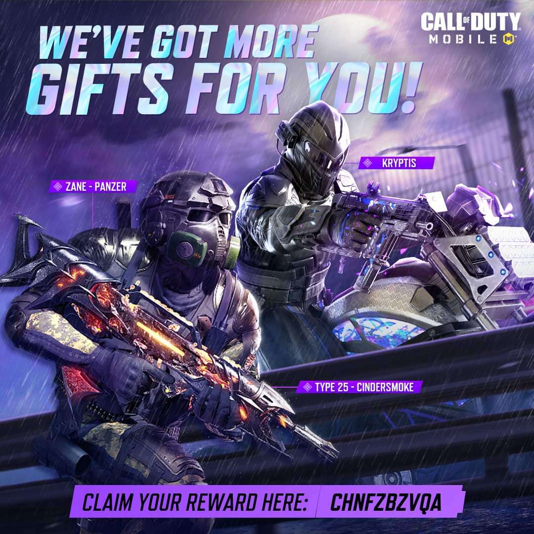 GTA6Wire's tweet photo. Garena Redeem Code 🆕️ | #CODMobile

CHNFZBZVQA https://t.co/WMNjBiGJEu