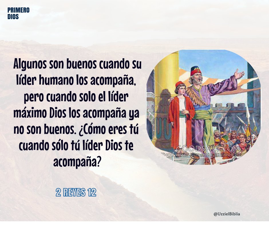 2 Reyes 12:2
Y Joás hizo lo recto ante los ojos de Jehová todo el tiempo que le dirigió el sacerdote Joiada: <a href="/EnzoChavez/">Enzo Chávez</a> <a href="/PrMontalvan/">Pr. Daniel Montalvan</a> <a href="/presidenciadsa/">Pr. Stanley Arco | Oficial</a>