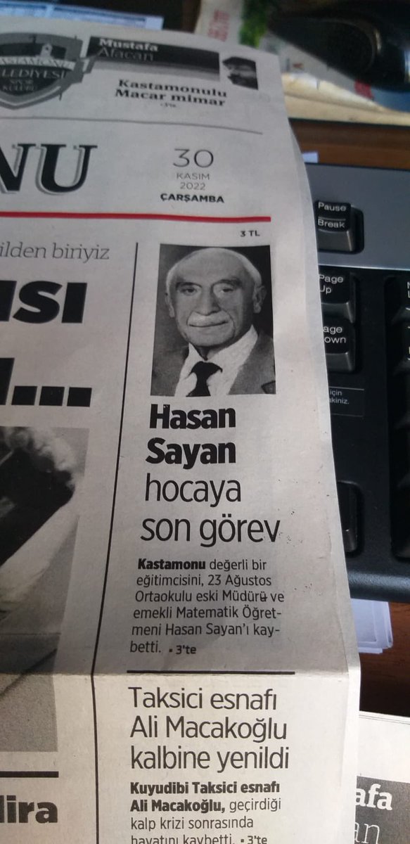 Taziye mesajlarıyla geri dönen İçişleri bakanlığı bakan yardımcımız ve teşkilatın tüm birimlerine, sayın Nüfus Vatandaşlık İşleri Genel Müdürü <a href="/sefikaygol/">Şefik AYGÖL</a> ve diğer tüm nüfus camiasına, eş, dost, hısım akrabaya teşekkür ederim.