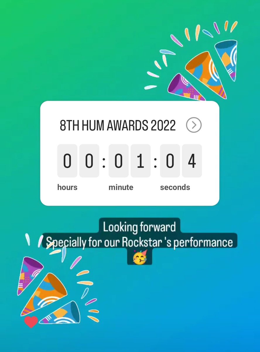 Siddik8Tabassum's tweet photo. Just a few moments ⏳#HumAwards2022 https://t.co/iBTcwxH4pz