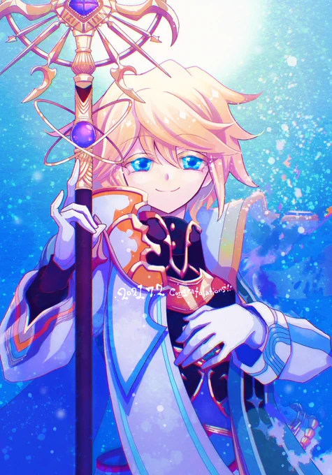 ついでに歴代メギドの日ファンア絵も載っけちゃお19年は描いてないっぽい  22年は2枚描いた 