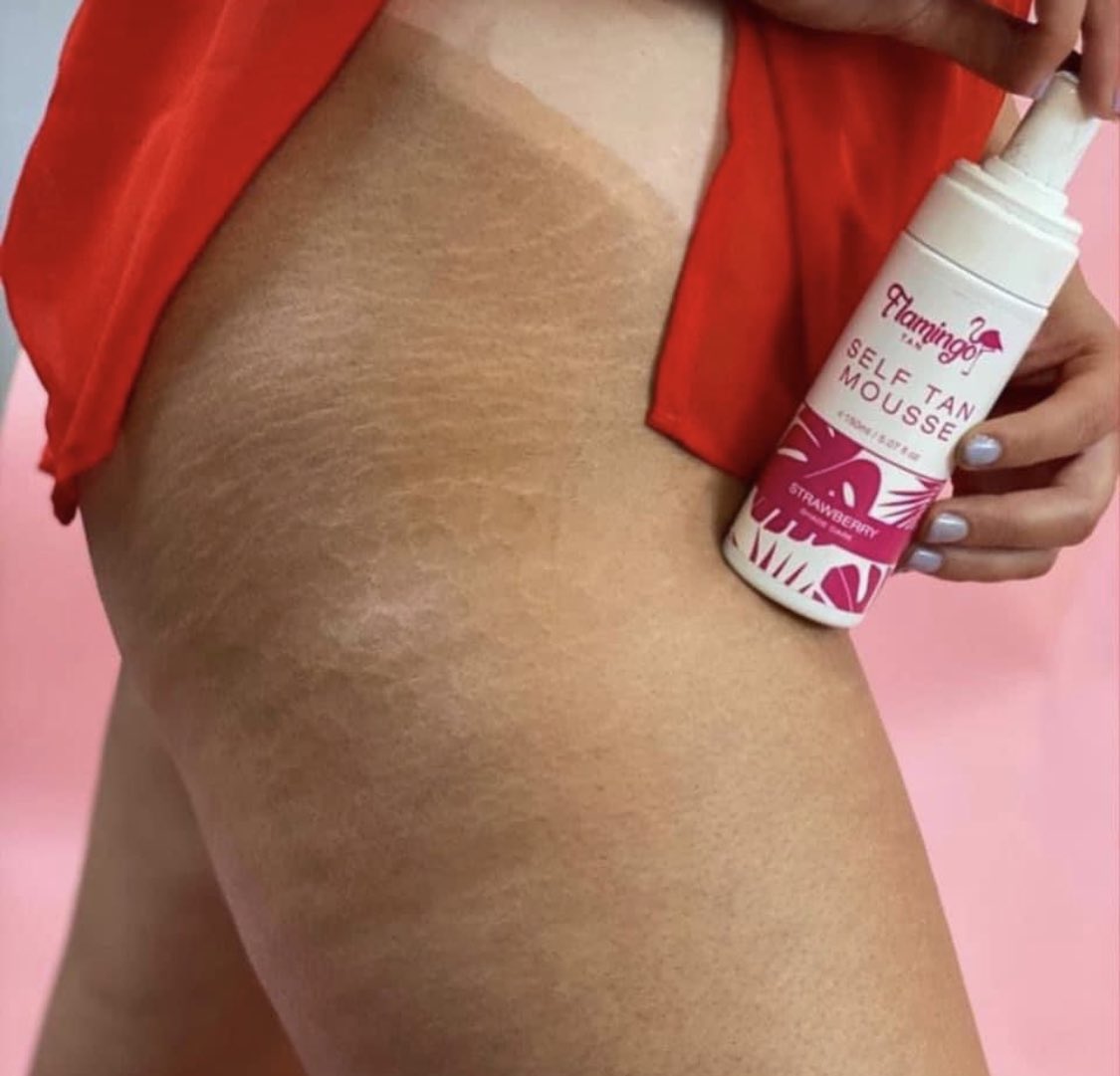 We don’t have to be Snow White this winter. 🤎 <a href="/flamingotan_/">flamingotanofficial</a> 

flamingotanofficial.com/shop 

#selftan #bronzedskin #tanning