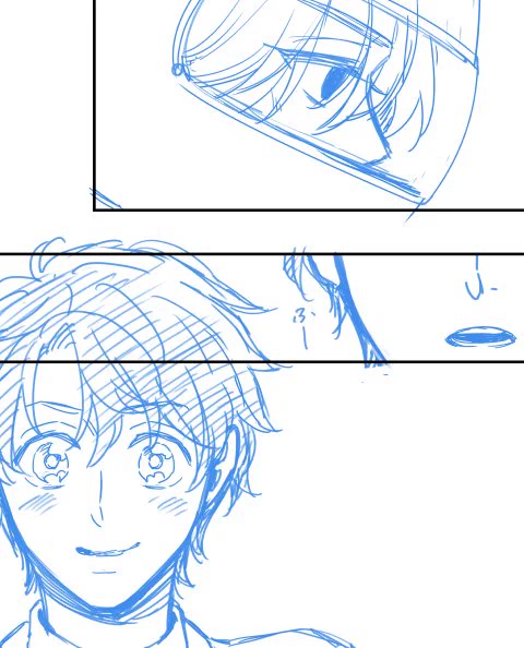 今日も🌾🎍漫画一枚下書き✒️✨
来月は地獄の予定なので二次は今月中に出来るだけ進めたい気持ち🤔💭 