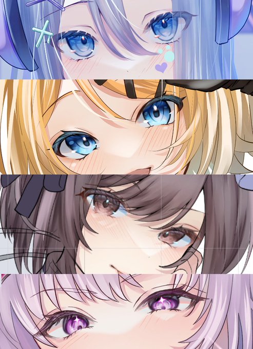 「4girls brown eyes」 illustration images(Latest)｜21pages