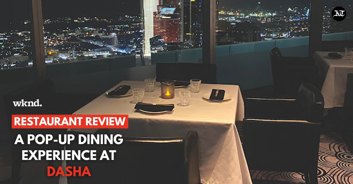 #Restaurant review: Dasha offers guests a chance to have renowned chef <a href="/akiraback/">Akiraback</a>’s most innovative dishes while sitting above World Islands and the #Dubai coastline

khaleejtimes.com/restaurant-rev…

<a href="/wkndmag/">wknd. magazine</a> #DiningOut #PopUp #Dasha