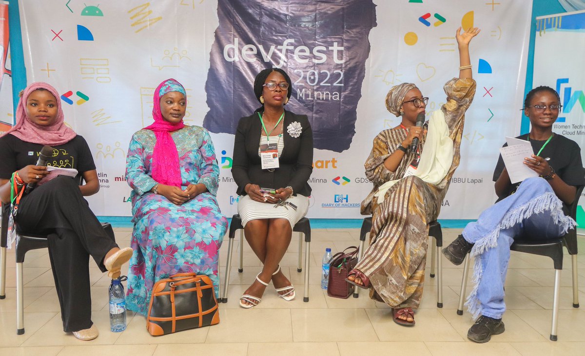 wtmCloudMinna's tweet photo. We had Amazing Women in our panel sessions who shared there awesome experiences with us, women of Gratitude, we were really blessed with there talks @halimah_tauheed ,@gloriaomale1
@Aisha and Amazing Moderators
@MaigidaCathy
@zaarab001
#SSAWTM
#SSAPowerPanel
#WTMCloudMinna https://t.co/RcLYYfIYVU