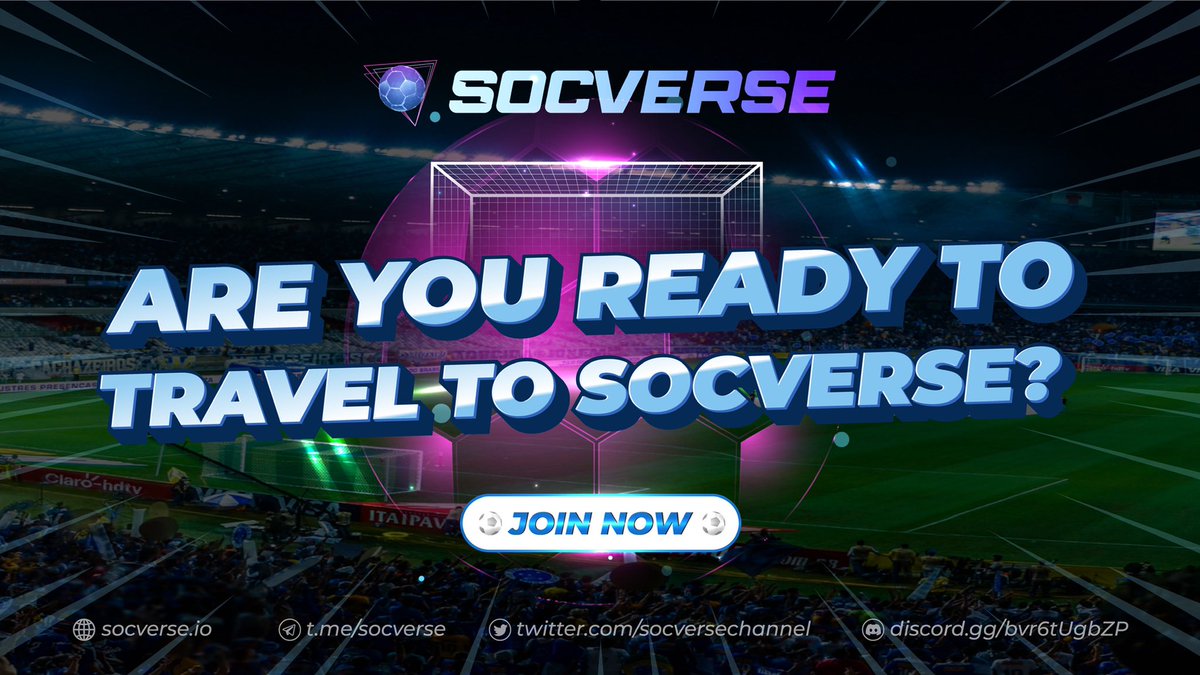 EXPLORE THE SOCVERSE WORLD 🚀🚀🚀 

#Socverse #Aptos #Gamefi #NFT #BlockchainGaming #PlayToEarn