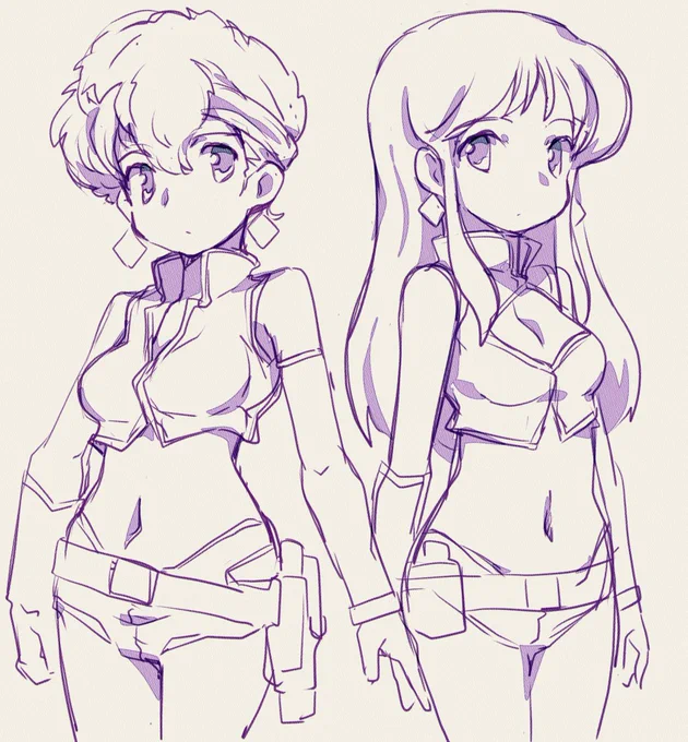 軽い気持ちで描き始めたらユリの髪型再現難しくて吐きそう… 
