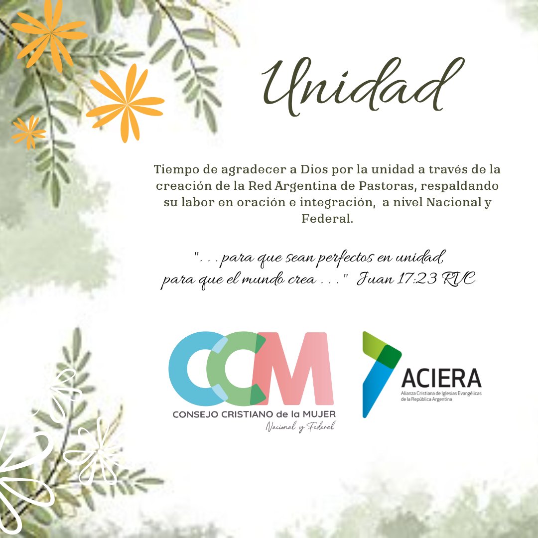Consejo Cristiano de la Mujer (@ccm_aciera) on Twitter photo 