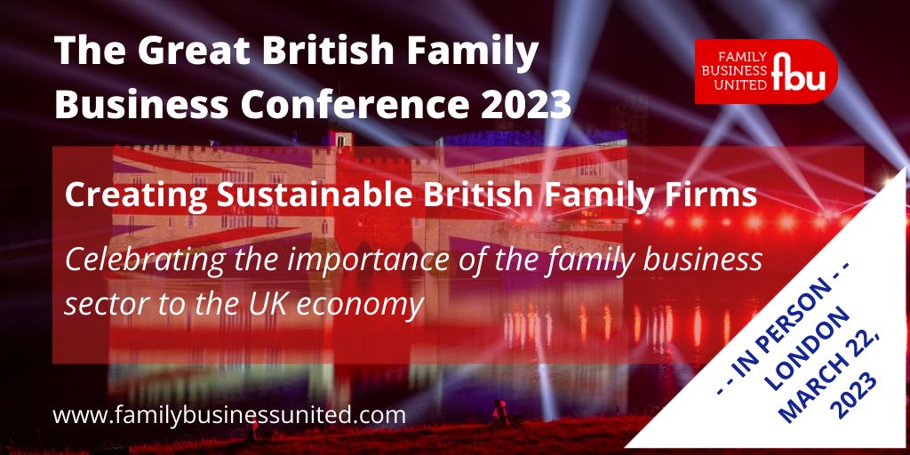 Looking forward to the annual celebration of #familybusiness at The Great British Family Business Conference 2023 #GBFB2023.  Will you be there?  @smecapital_uk @birkettsllp @HowardHackney eventbrite.co.uk/e/the-great-br…