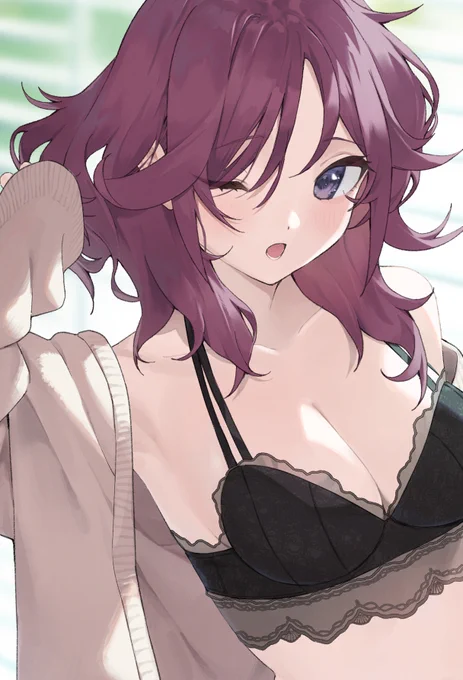 【Lingerie Girls -Bloom-】「下着×おへそ」イラスト企画に参加させていただきました!良かったら見てやってください #LingerieGirls 