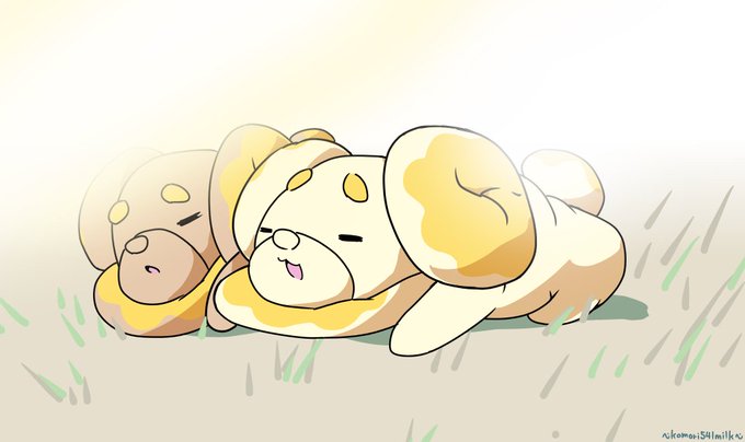 すやすやパピモッチらくがき!!#ポケモンSV 