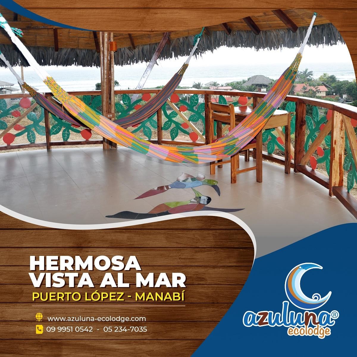 #azulunaecolodge #ecohotel #ecotravel #puertolopezecuador
