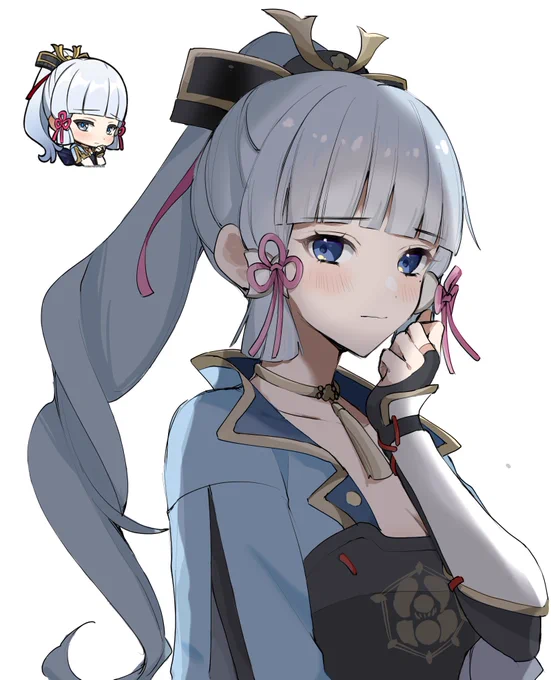 第8回 友達に塗ってもらったああああああああぁぁぁ!!!!!!!めっちゃ顔に目がいく!!!!なんかすごい清楚で高貴感ある塗り!!!高嶺の花感半端ない!!目の色めっちゃ深みもあって素晴らしい!!乗算の顔周りだけ抜かれてるところで前髪のグラデがいい感じにかかってるの好こだ!!!!も! 
