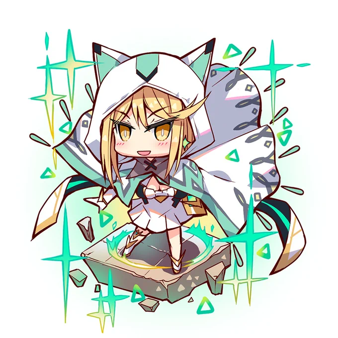 耳付きポンチョのホムヒカSD!!! 