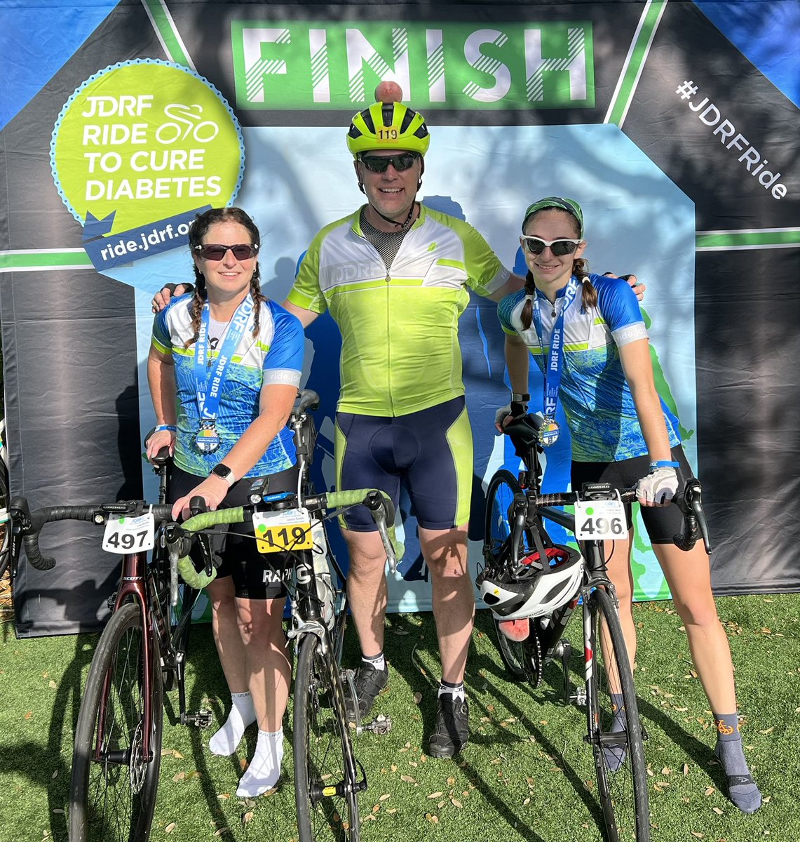 ashsmith_17's tweet photo. Every year, THIS is the weekend I look forward to the most. The #JDRFRide community is something so special! Thank you to everyone who donated, volunteered and rode!
104.7 miles completed yesterday and every single mile, dollar and smile was for Type 1 Diabetes π
#WeRideOn https://t.co/Pa7grHsA3Q