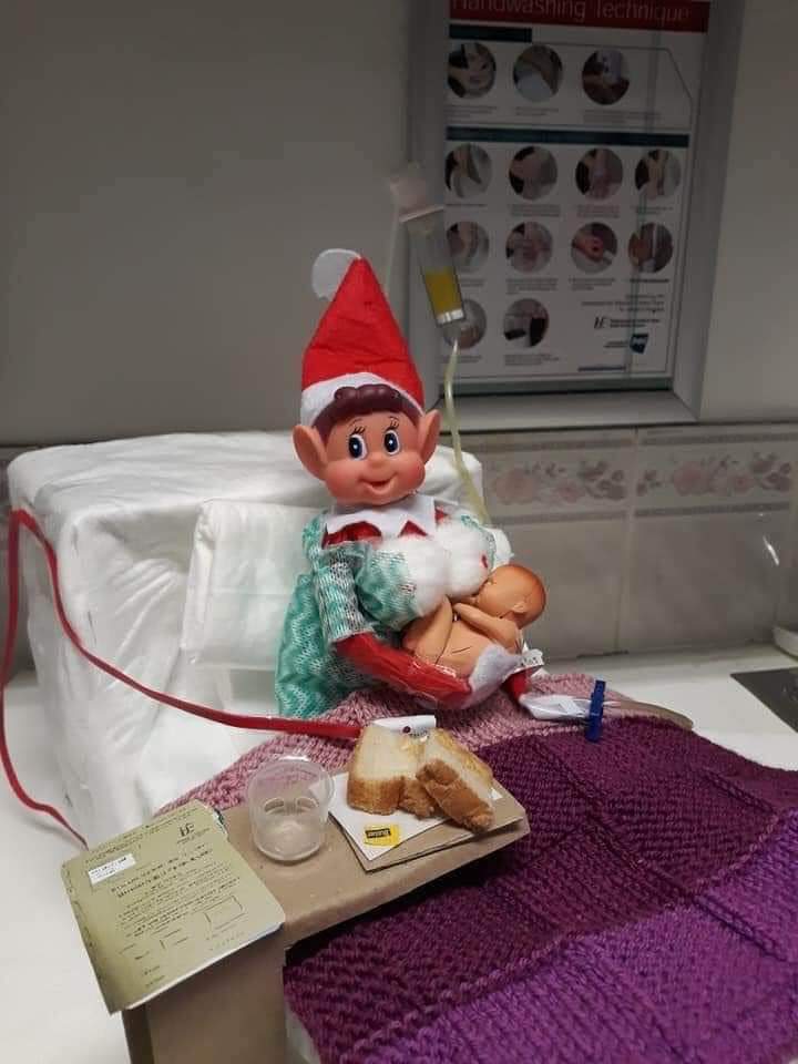 ScottishHV's tweet photo. Had to share 😍 #elfontheshelf #breastfeeding credit to Breastfeeding Basic Facebook page https://t.co/fu40B7dTg2