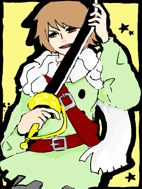 ジタン 「ふと手ぶろさんあさったんだけど「描いとった、絵を……」という感じがする 2009」|やけくそチゲうどんサンバのイラスト