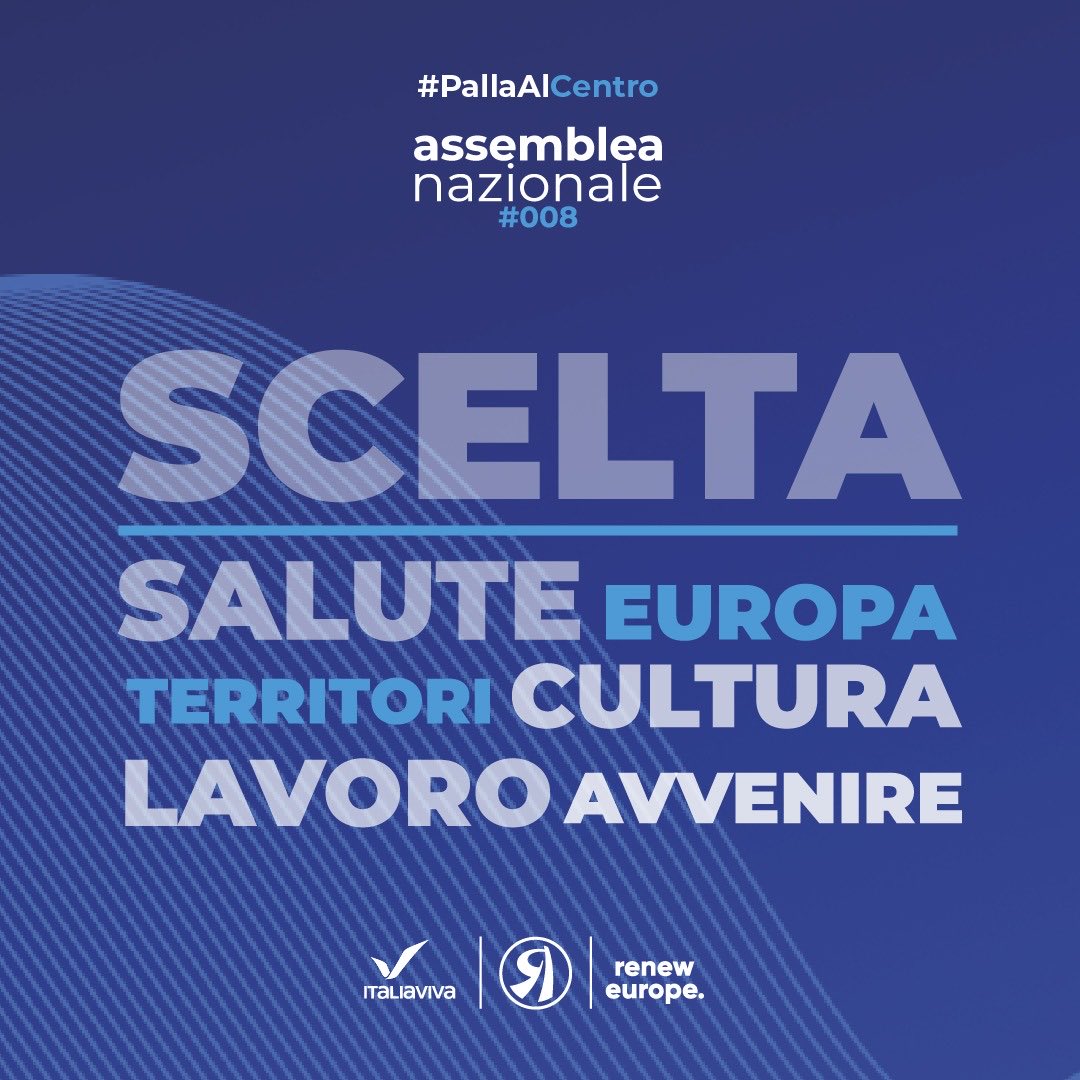 ItaliaViva's tweet photo. Nel 2024 il partito unico del Terzo Polo sarà la casa definitiva dei nostri progetti politici, europei ed italiani. Lo costruiremo con l'obiettivo
#SCELTA: Salute, Cultura, Europa, Territorio e Avvenire.
Con Italia Viva, entusiasmo e voglia di futuro
⁦⁦@matteorenzi⁩ https://t.co/NjhrWmj0Uh